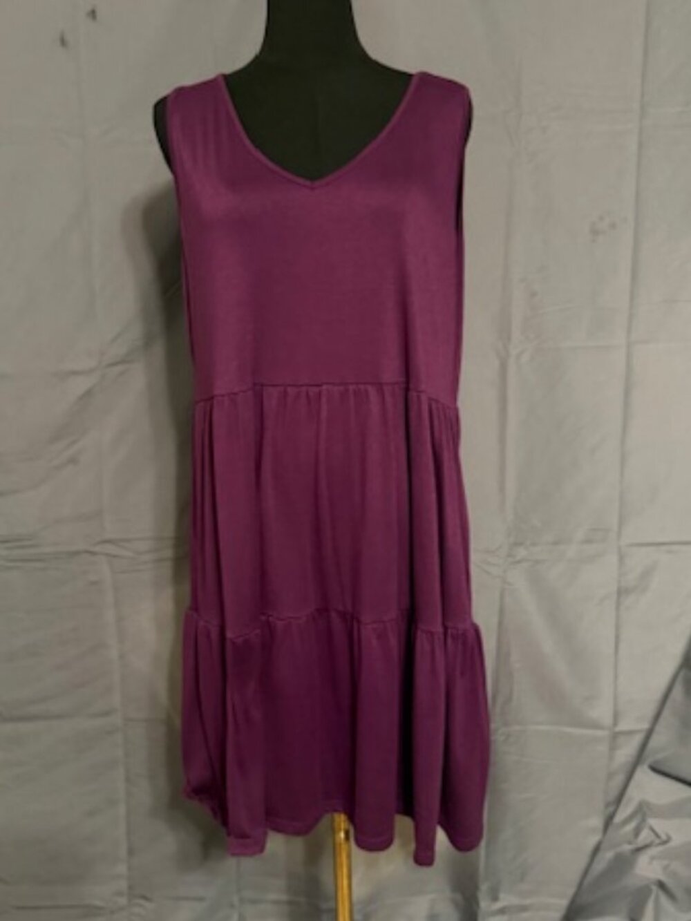BEAUTIFUL Purple T-Shirt Dress Size XL